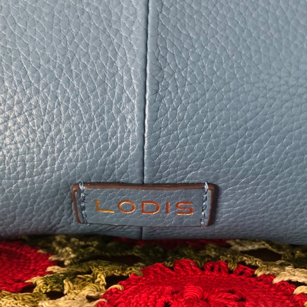 NWT LODIS Genuine Leather Studded Detail Solange Crossbody - Picture 2 of 11